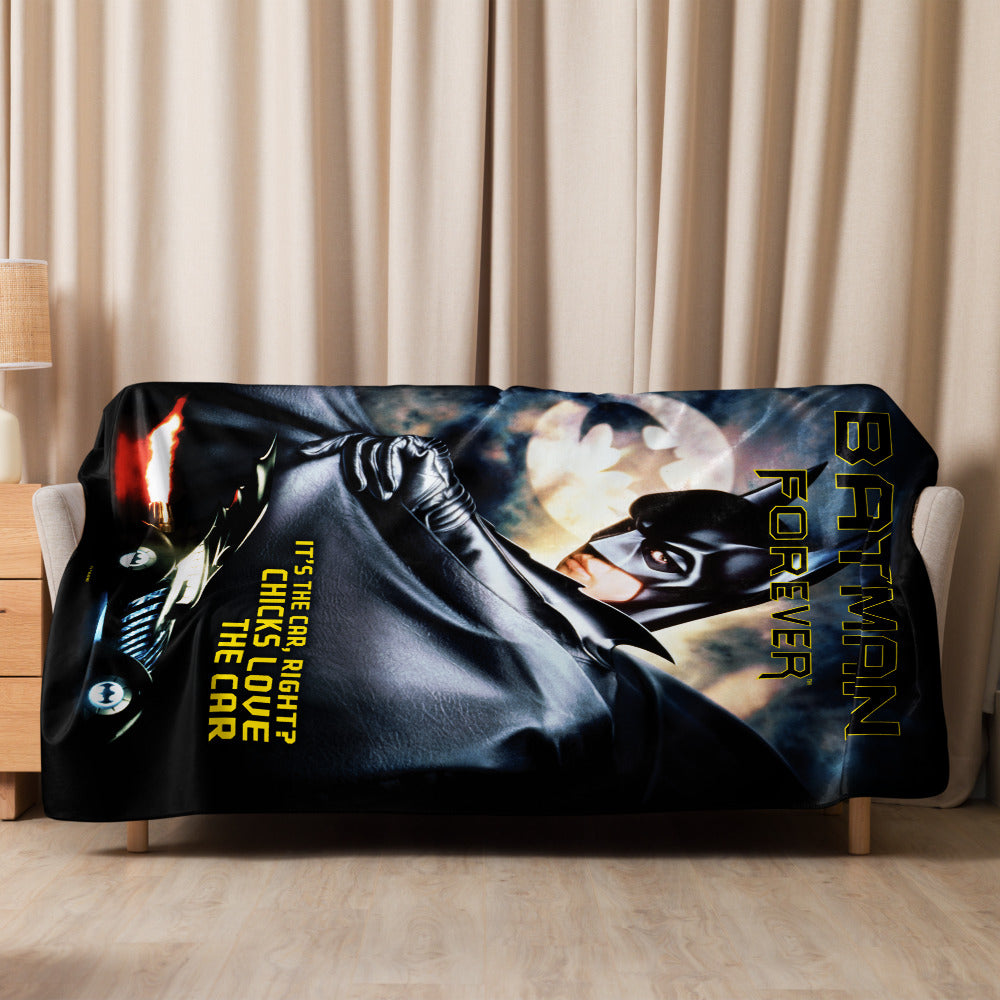 BATMAN FOREVER The Car Sherpa Blanket