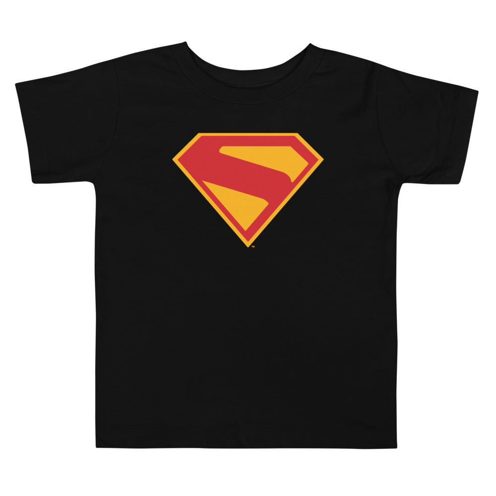 SUPERMAN (2025 Movie) S-Shield Toddler T-Shirt Black