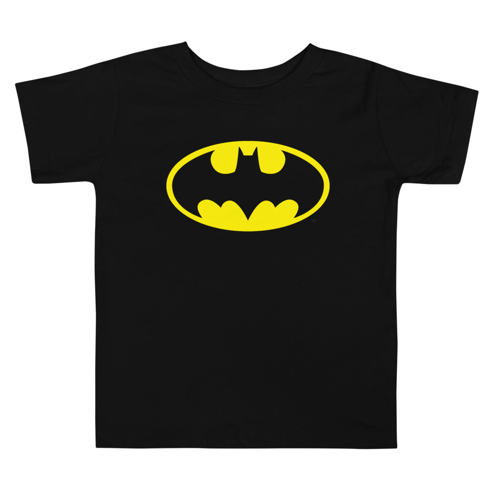 Batman Logo Toddler T-Shirt Black