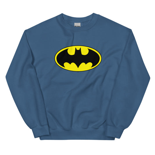 Batman logo crewneck sweatshirt - indigo blue