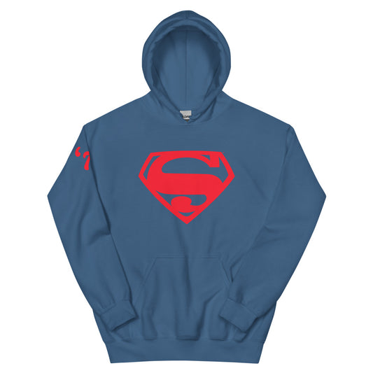 Superman: the movie logo hoodie - indigo blue