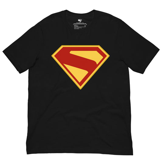Superman 2025 t-shirt - s-shield - black