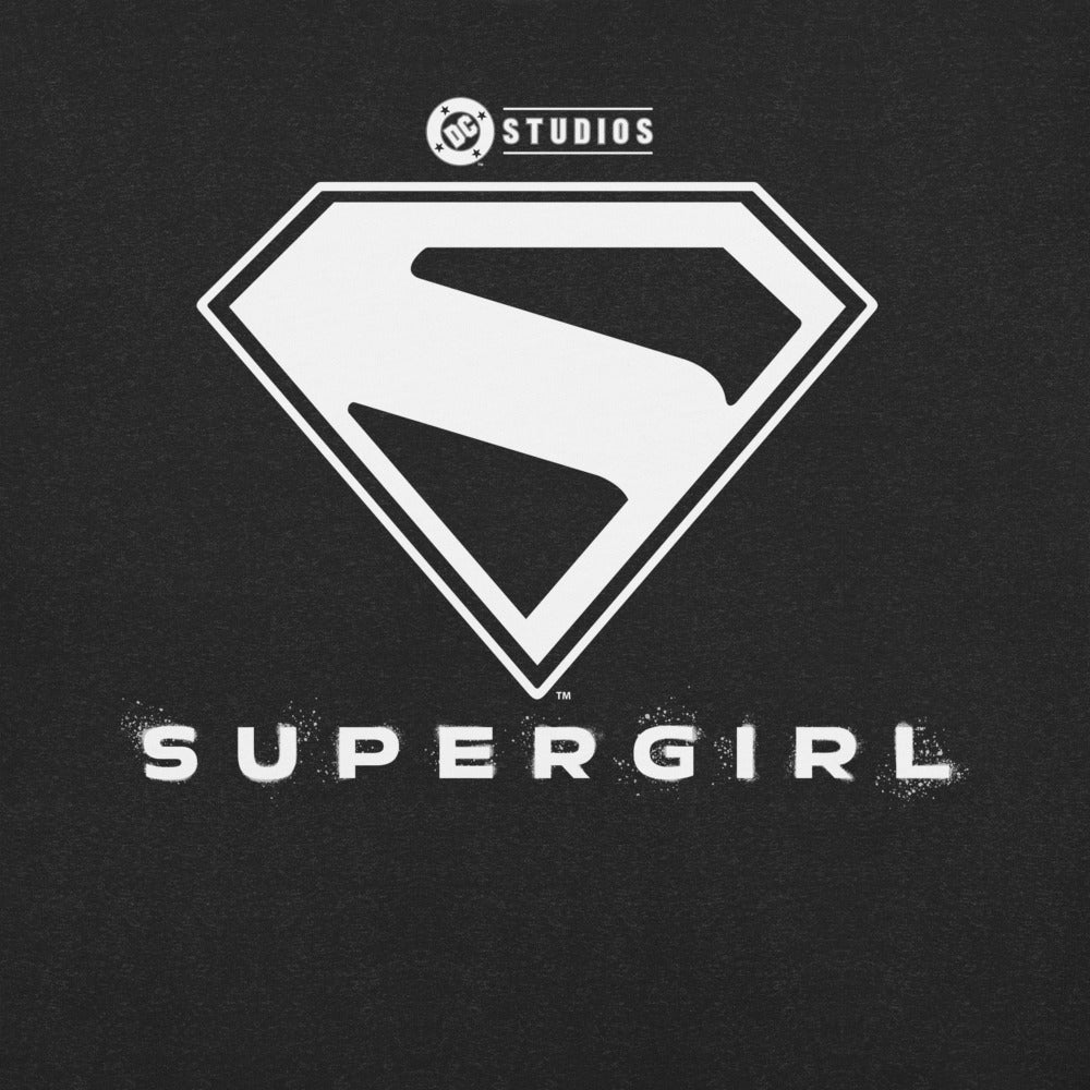 SUPERGIRL (2026 Movie) Black & White Logo T-Shirt