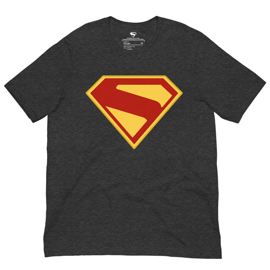 Superman 2025 t-shirt - s-shield - dark grey heather