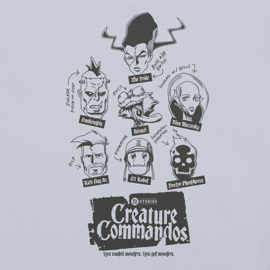 CREATURE COMMANDOS Inside Dope T-shirt