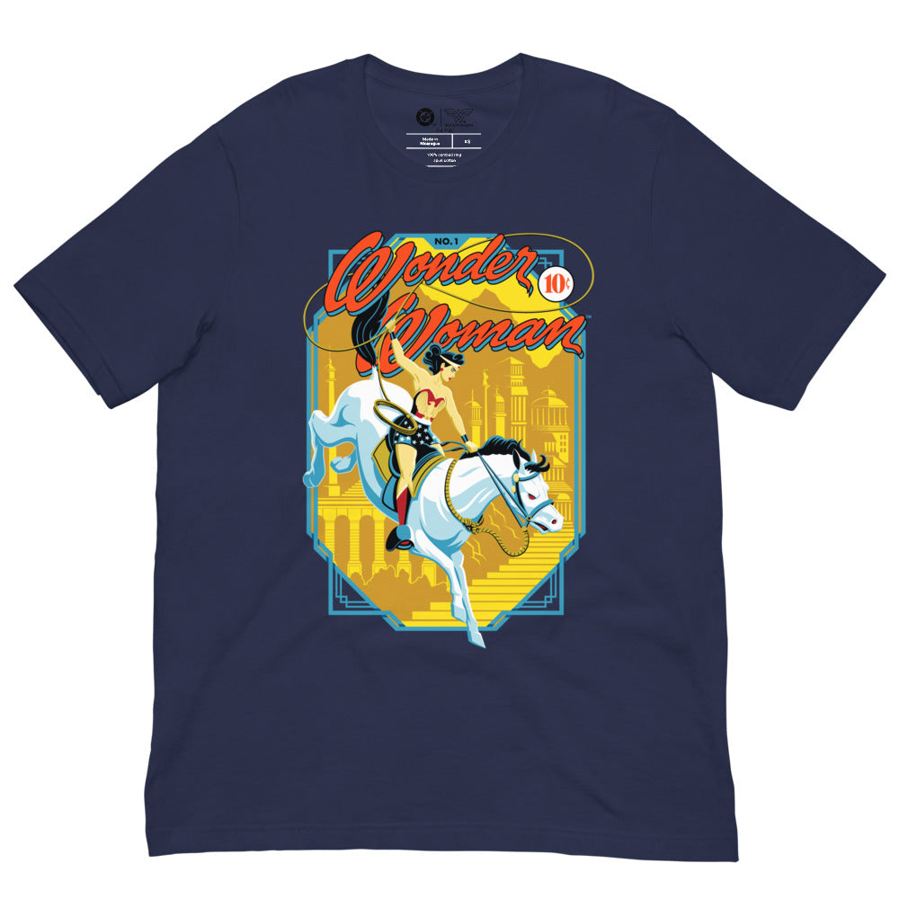 WONDER WOMAN Comic Con Exclusive T-Shirt Navy
