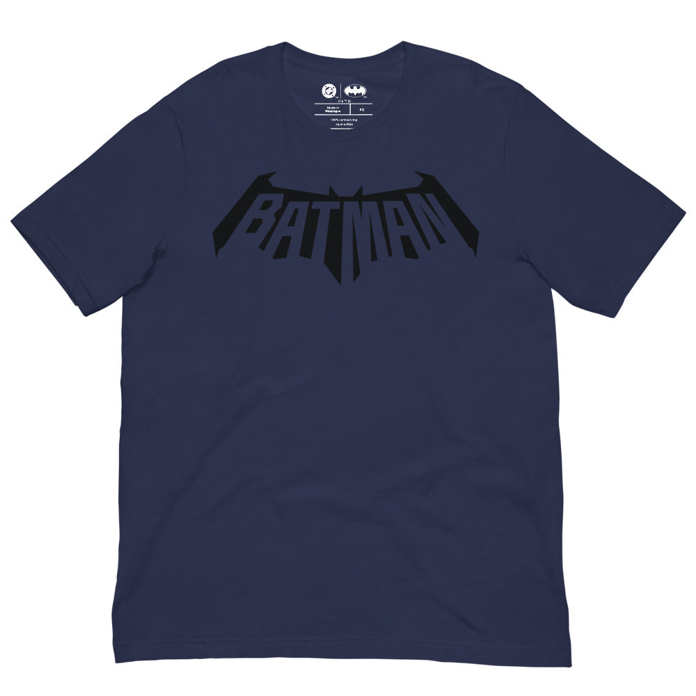 BATMAN #1 Comic Logo T-Shirt Navy