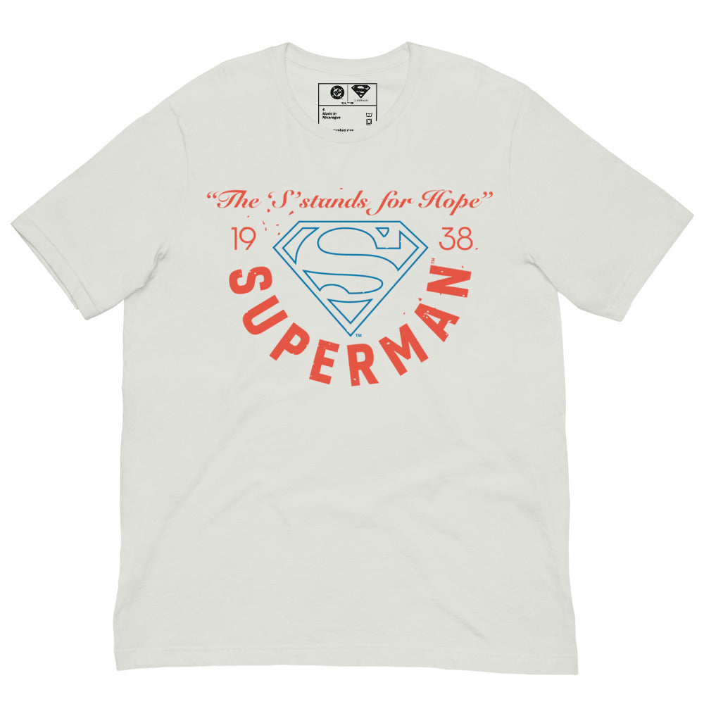 SUPERMAN "The "S" Stands for Hope" 1938 T-Shirt