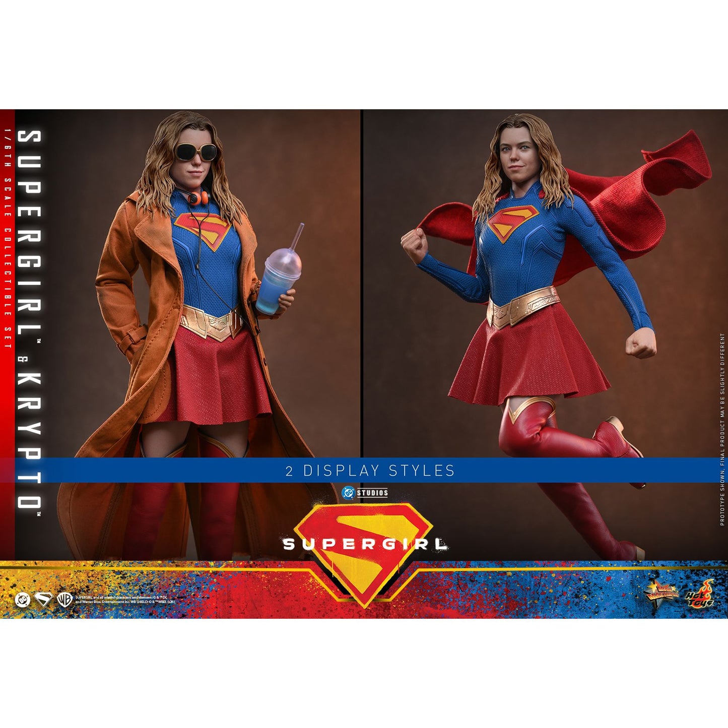 SUPERGIRL (2026 Movie) Supergirl & Krypto Sixth Scale Figure Set by Hot Toys-21