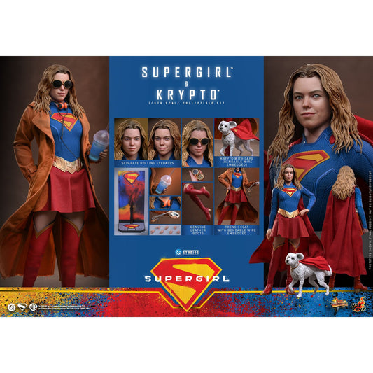 SUPERGIRL (2026 Movie) Supergirl & Krypto Sixth Scale Figure Set by Hot Toys-22