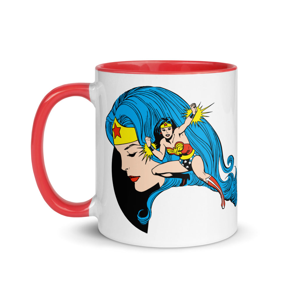 amazon wonder woman coffee mug WONDER WOMAN Amazonian Two-tone Mug