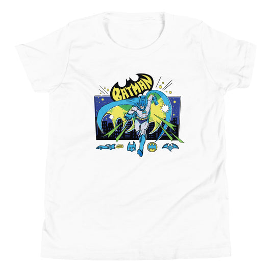 Batman Heroic Knight Youth T-Shirt White