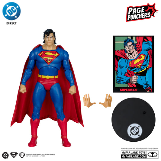 SUPERMAN (Zero Hour) McFarlane Toys DC Direct Page Punchers Action Figure with Comic
