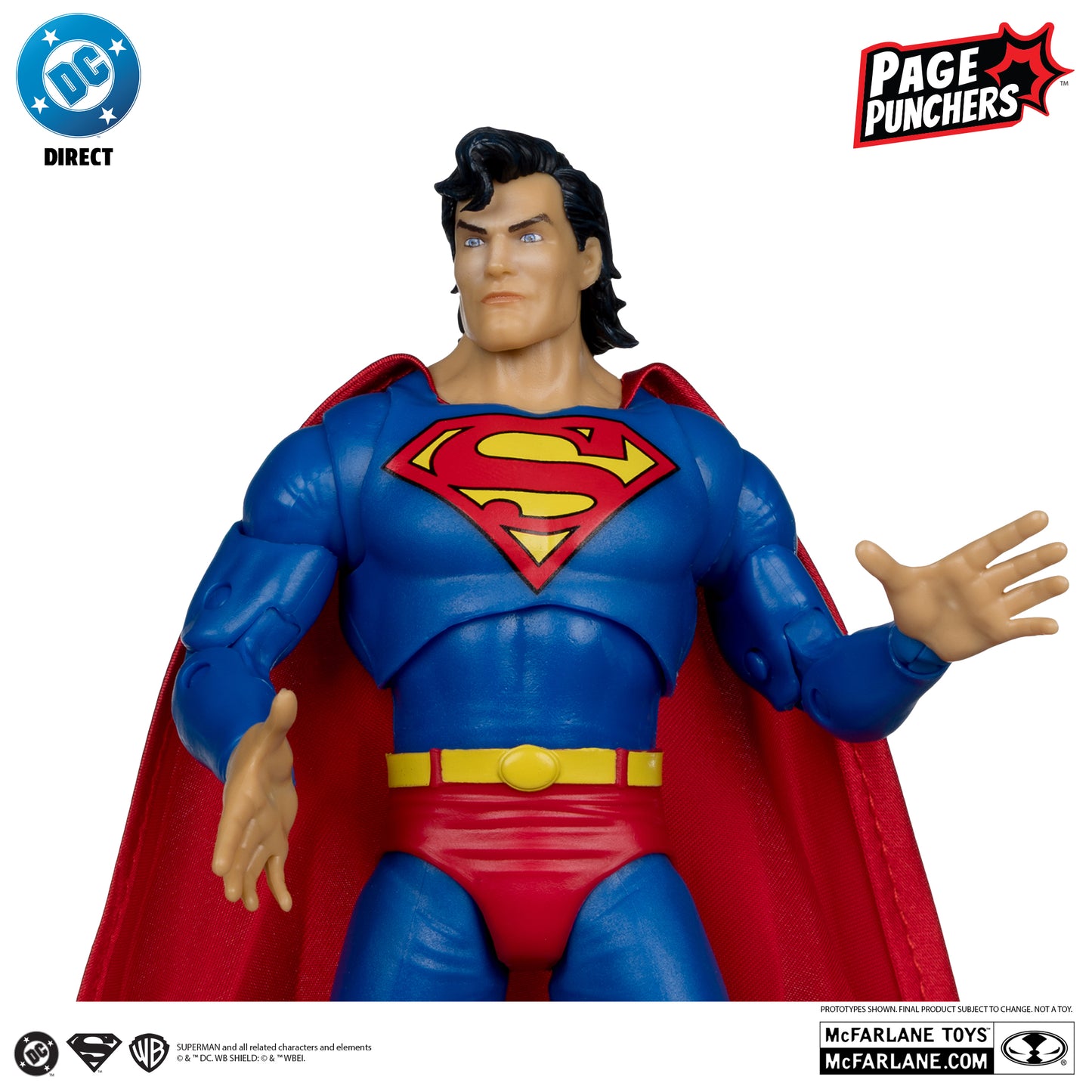 SUPERMAN (Zero Hour) McFarlane Toys DC Direct Page Punchers Action Figure with Comic