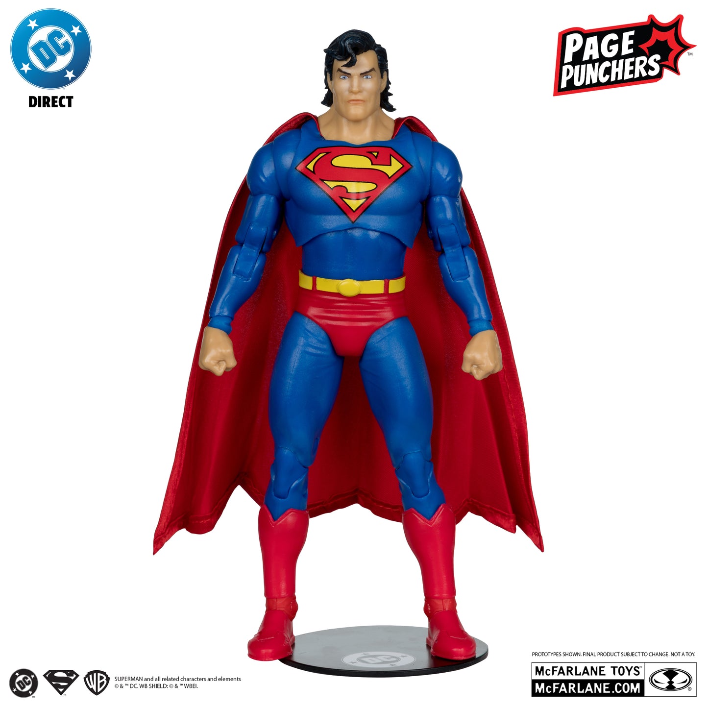 SUPERMAN (Zero Hour) McFarlane Toys DC Direct Page Punchers Action Figure with Comic