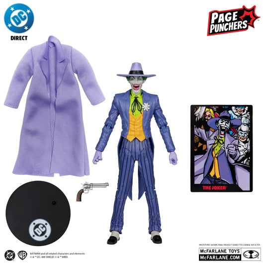 THE JOKER (Crisis on Infinite Earths) McFarlane Toys DC Direct Page Punchers Action Figure with Comic