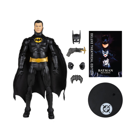 BATMAN RETURNS McFarlane Toys DC Multiverse Deluxe Theatrical Edition Batman Unmasked Action Figure-3
