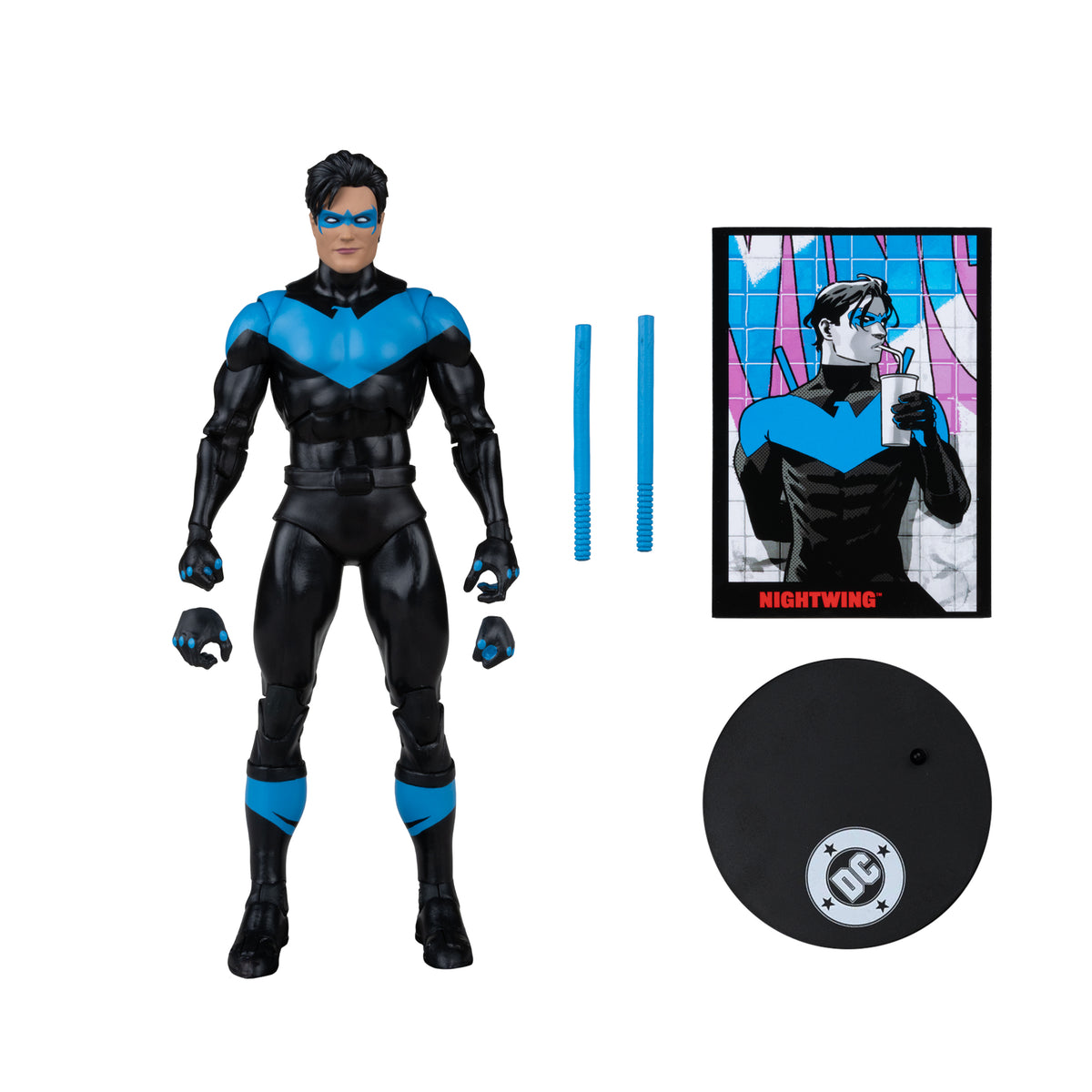 NIGHTWING (Nightwing #81) McFarlane Toys DC Direct Page Punchers Action Figure with Comic-2