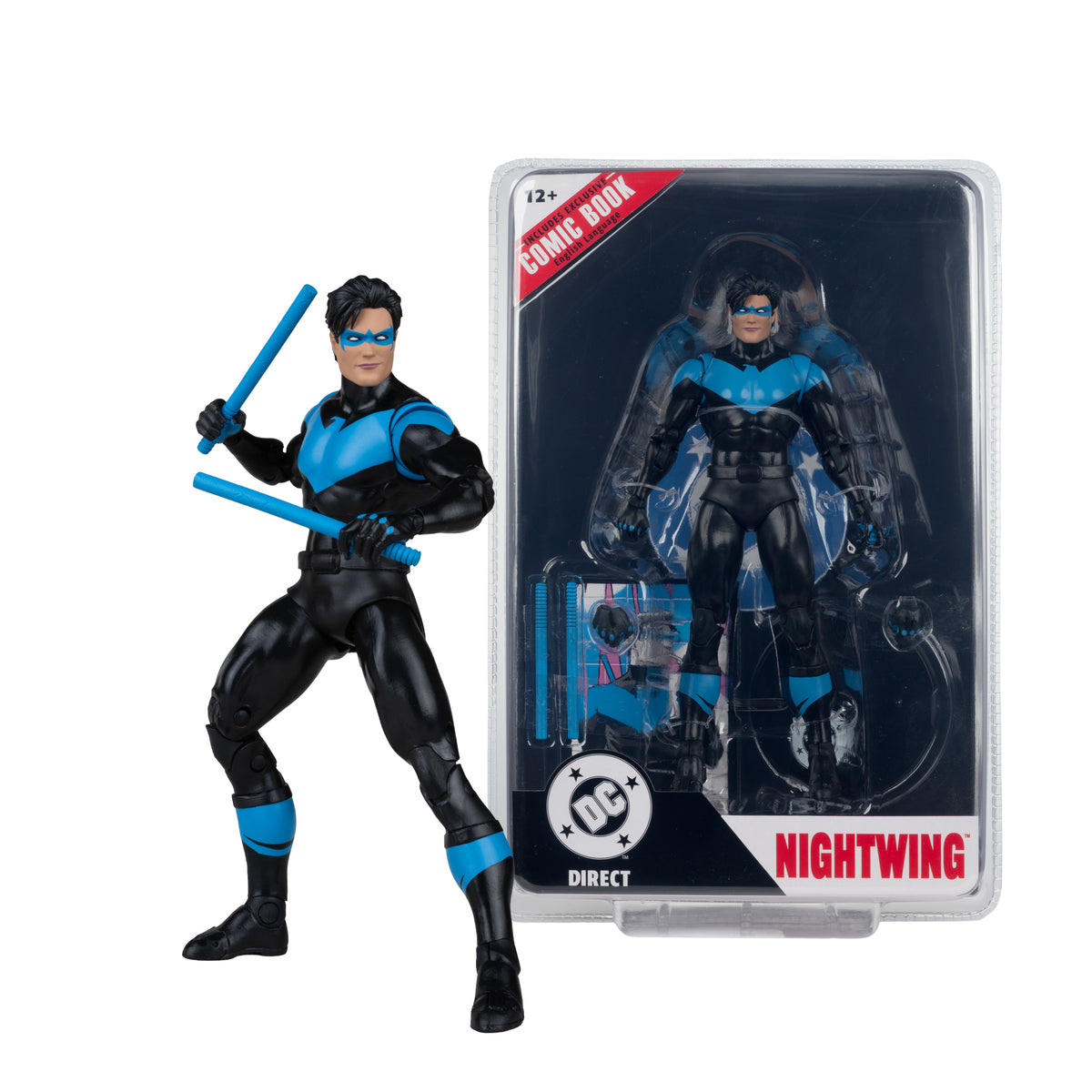 NIGHTWING (Nightwing #81) McFarlane Toys DC Direct Page Punchers Action Figure with Comic-4