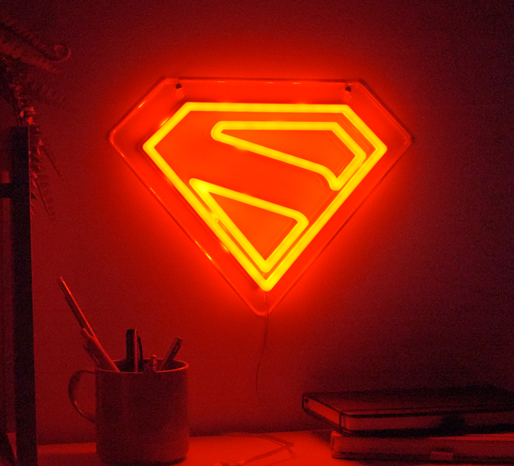 SUPERMAN (2025 Movie) Superman Wall Mountable LED Neon Light