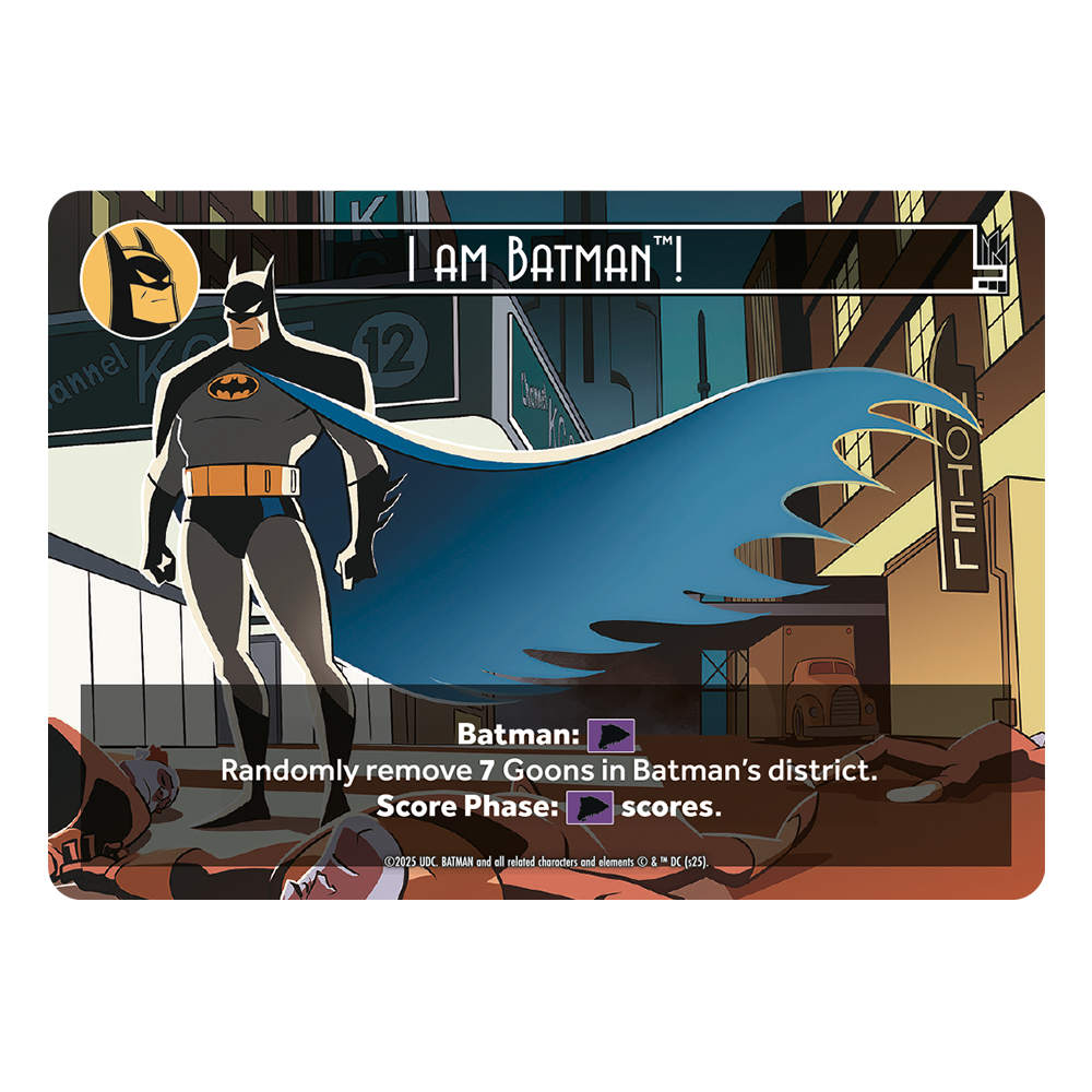 BATMAN: THE ANIMATED SERIES Enemies of Gotham City Board Game