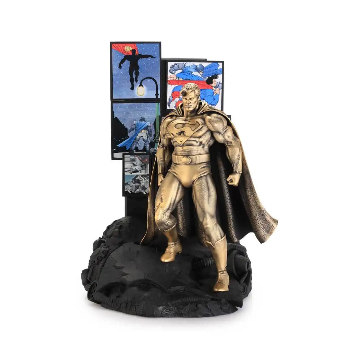 BATMAN The Dark Knight Returns Limited Edition Gilt Superman Statue-1