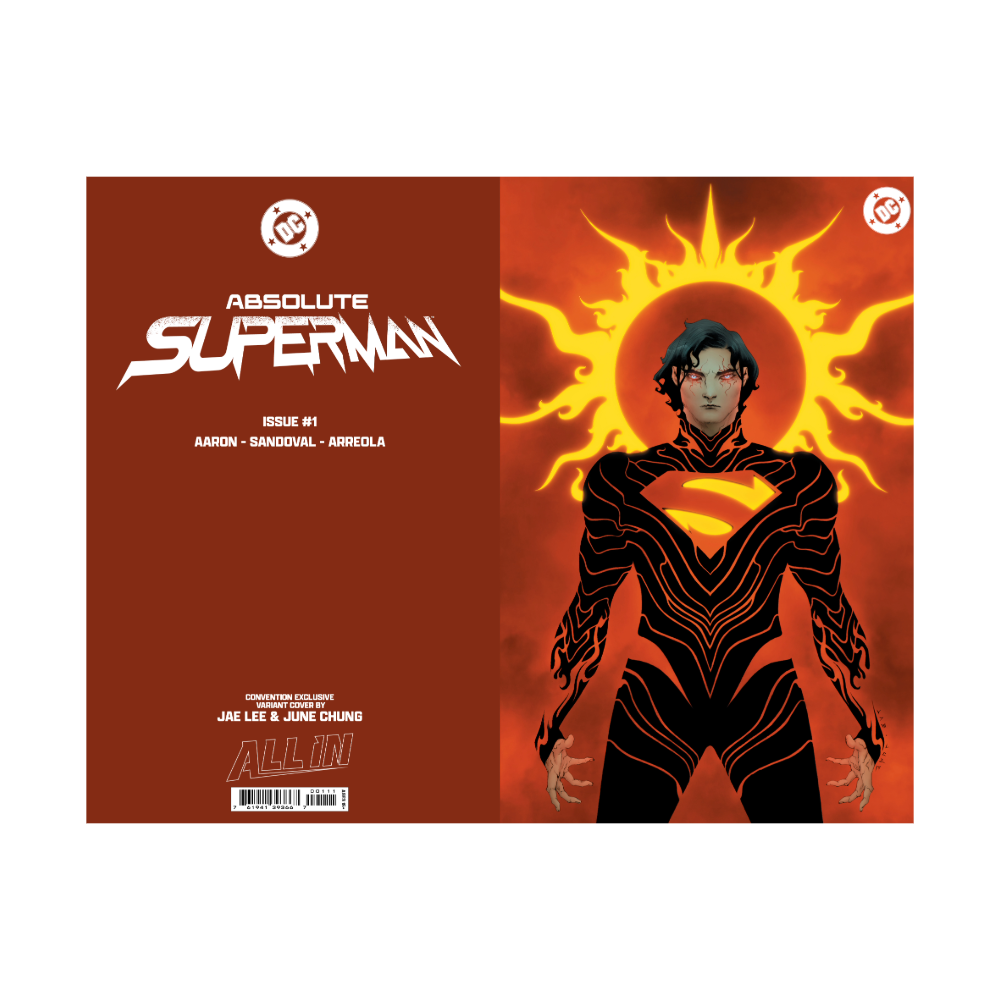ABSOLUTE SUPERMAN # 1 Foil Variant Cover by Jae Lee