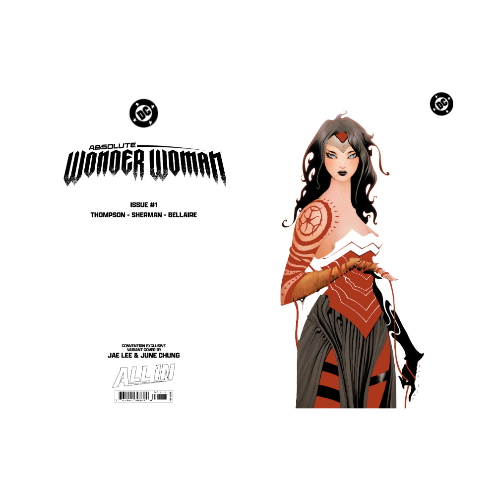 ABSOLUTE WONDER WOMAN # 1 Foil Variant Cover by Jae Lee