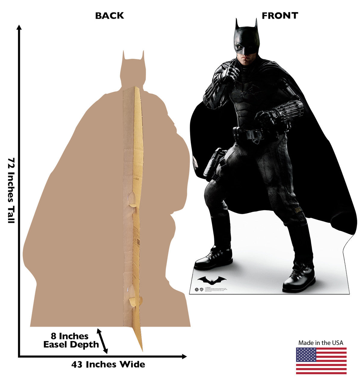 THE BATMAN Batman Life-Size Cardboard Cutout-2