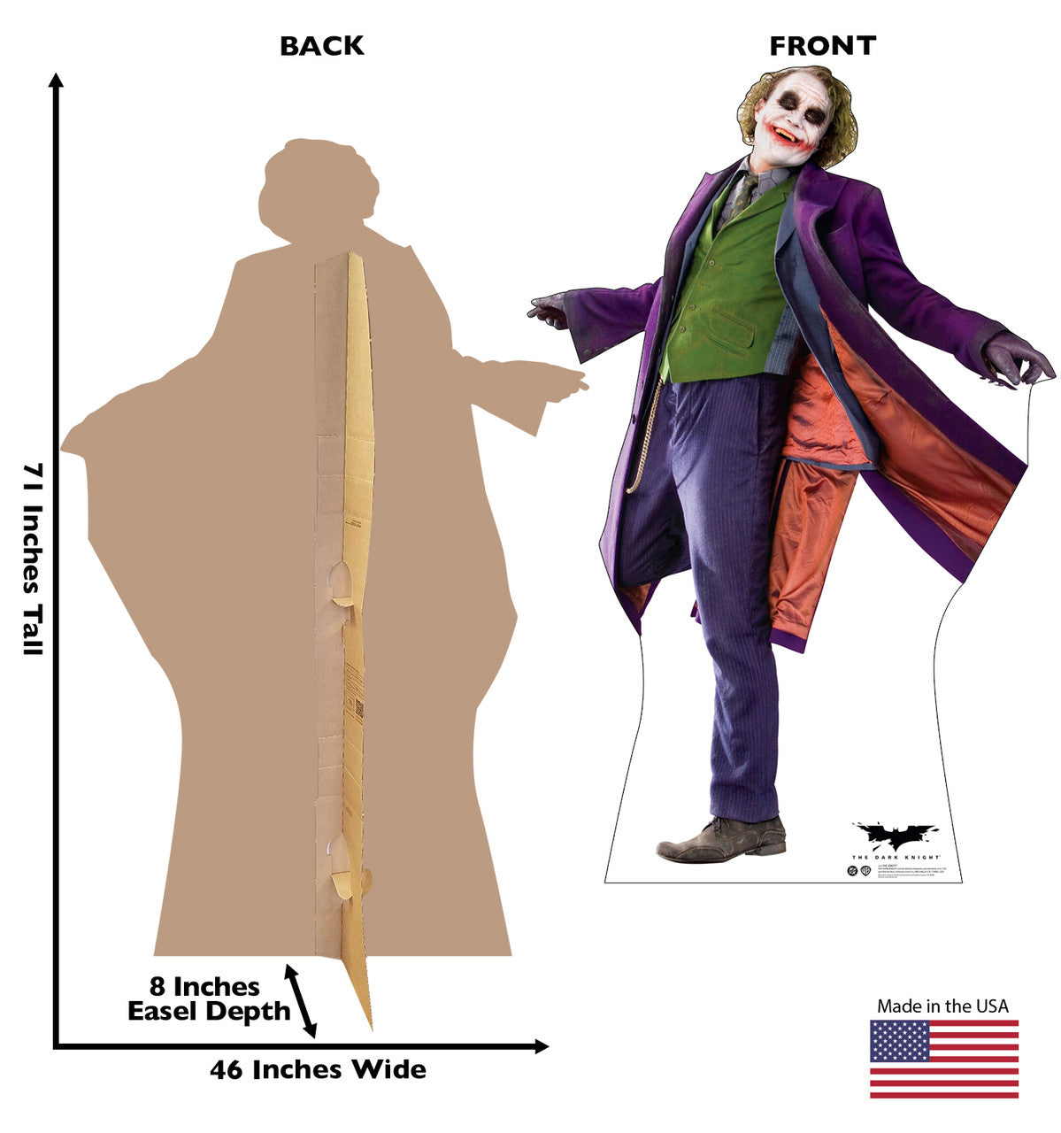 THE DARK KNIGHT The Joker Life-Size Cardboard Cutout-2
