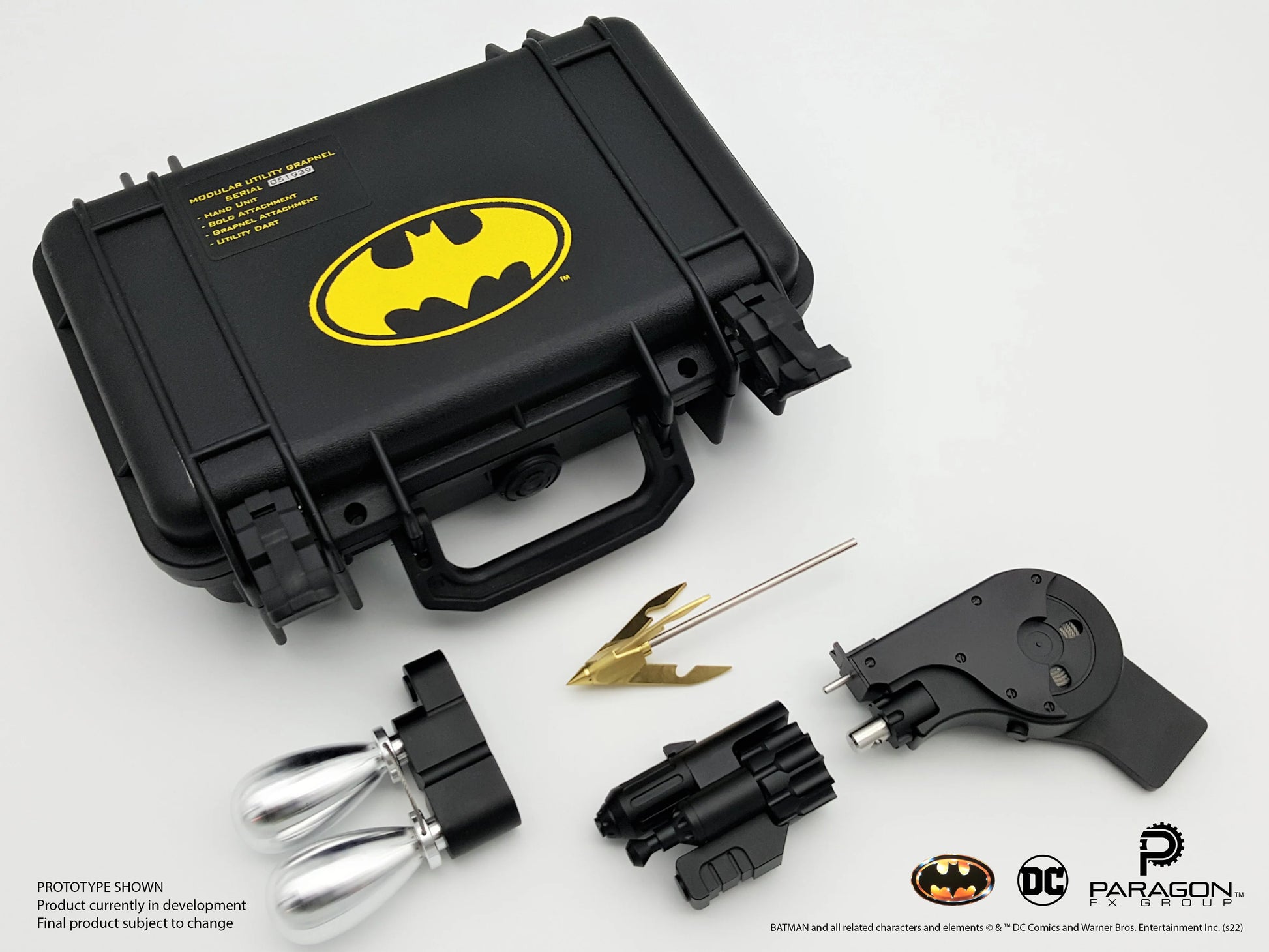 batman fishing pole and tackle box Batman (1989) Modular Utility Grapnel Set