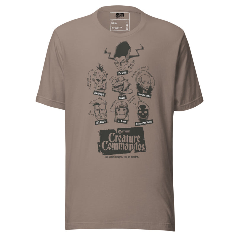 CREATURE COMMANDOS Inside Dope T-shirt