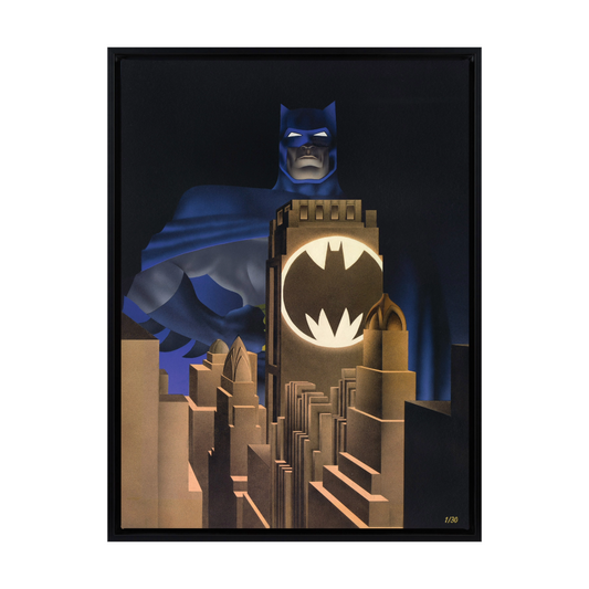 BATMAN: THE DARK KNIGHT RETURNS Giclée on Canvas Framed Fine Art Print by Sideshow Collectibles