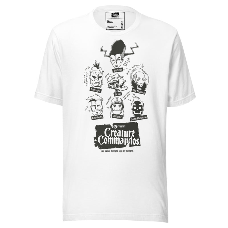 CREATURE COMMANDOS Inside Dope T-shirt