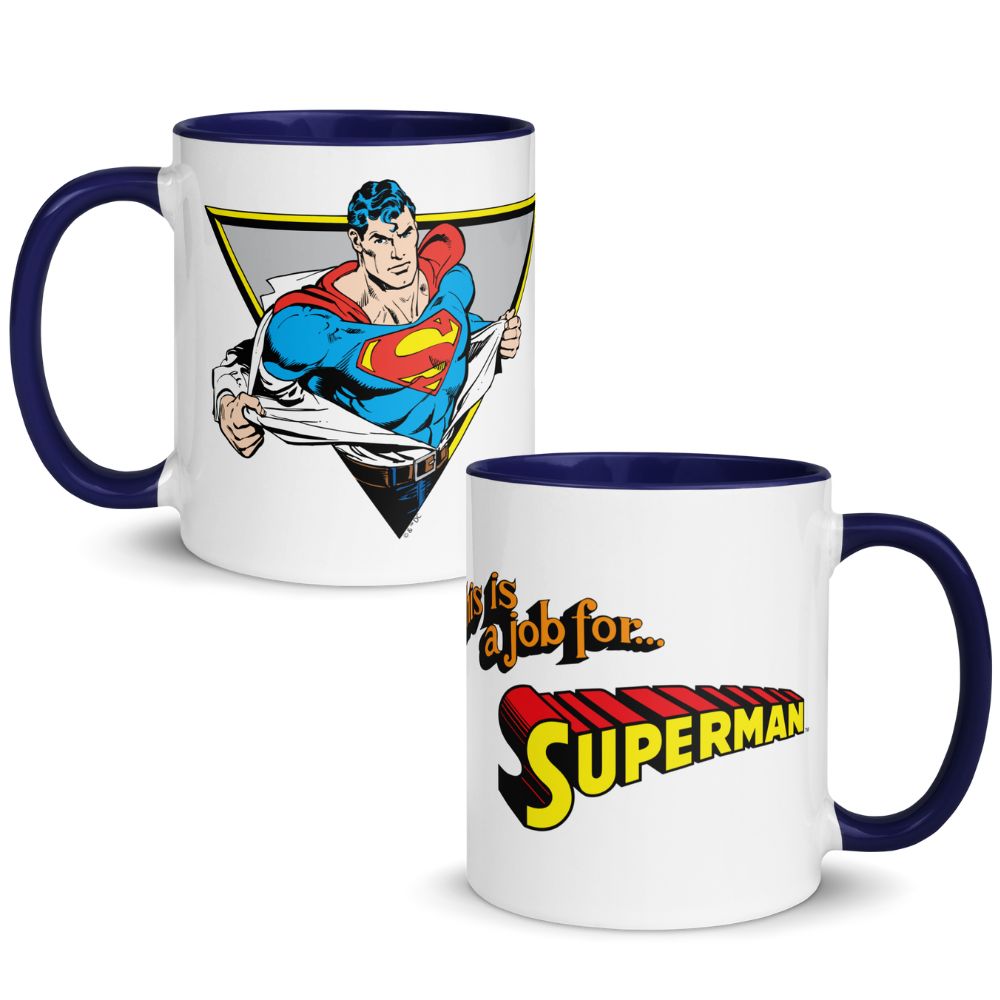 SUPERMAN This is a Job for… Two-tone Mug