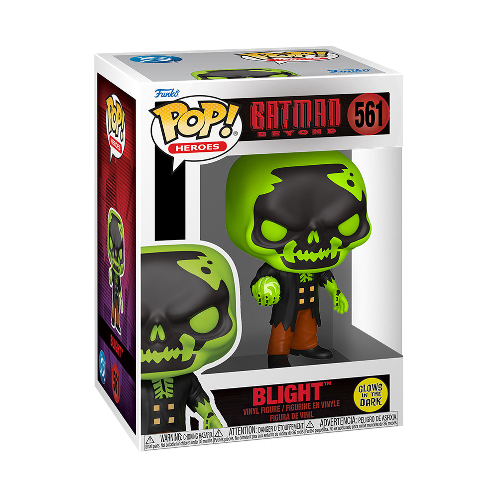 BATMAN BEYOND Blight (Glows in the Dark) Funko Pop! Heroes Vinyl Figure