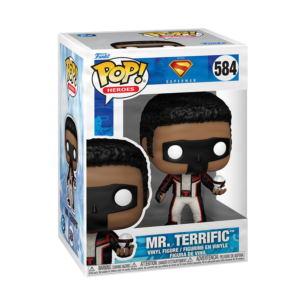 SUPERMAN (2025 Movie) Mr. Terrific Funko Pop! Heroes Vinyl Figure