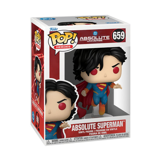 ABSOLUTE UNIVERSE Absolute Superman Funko Pop! Heroes Vinyl Figure with Chance of Chase