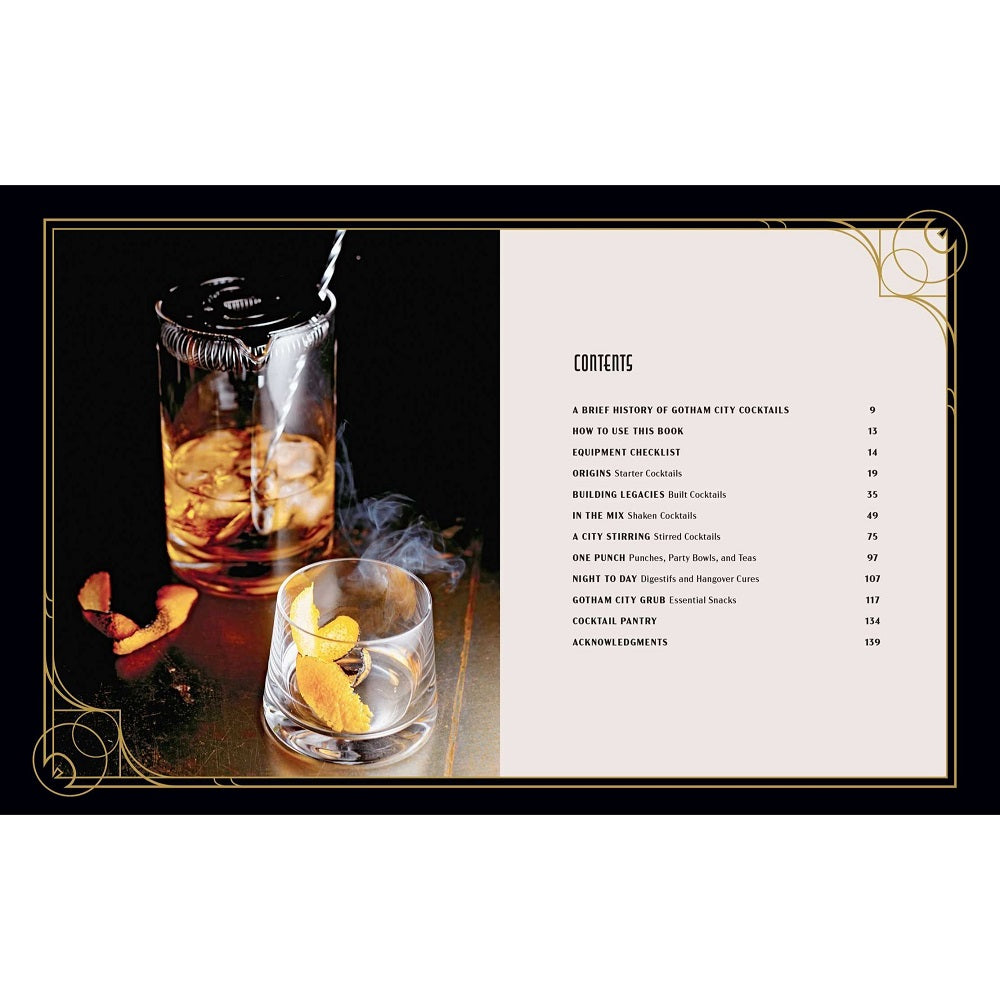 Gotham City Cocktails: Official Handcrafted Food & Drinks from the World of Batman (Hardcover)