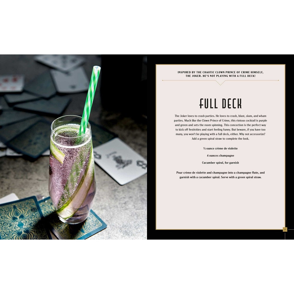 Gotham City Cocktails: Official Handcrafted Food & Drinks from the World of Batman (Hardcover)