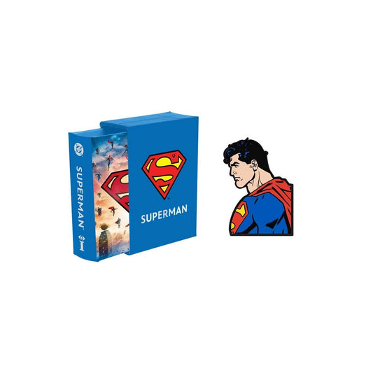 DC: Superman Tiny Book and Pin Set-2