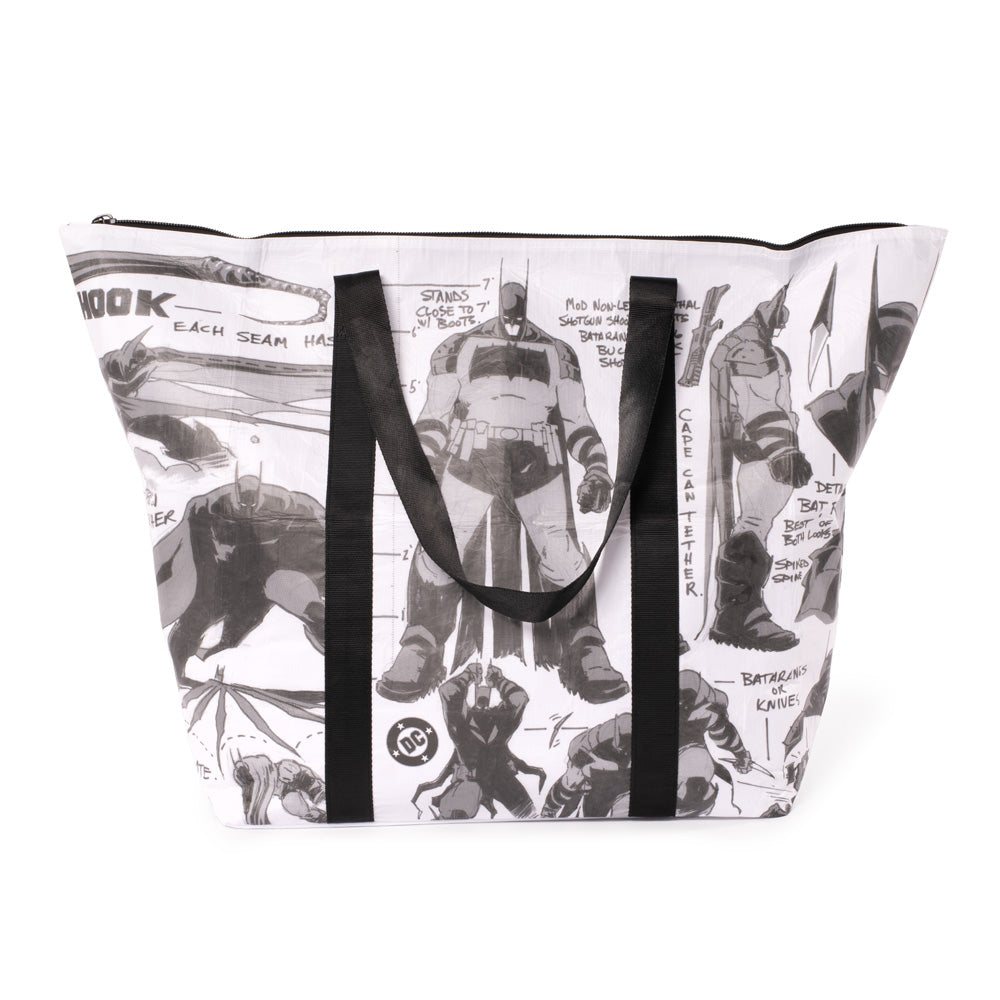 ABSOLUTE BATMAN Oversized Zip Tote Bag-3