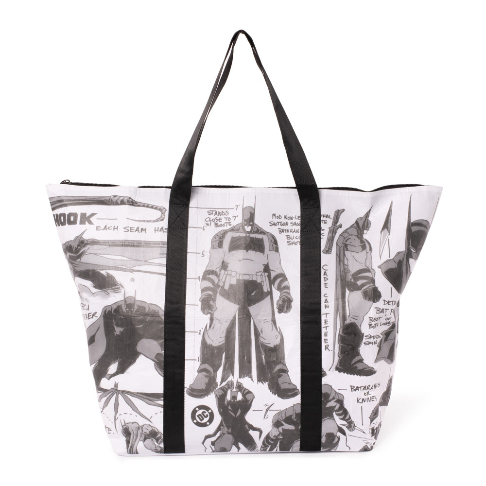 ABSOLUTE BATMAN Oversized Zip Tote Bag-6