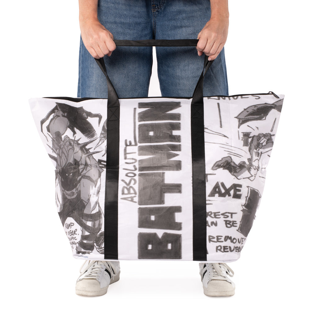 ABSOLUTE BATMAN Oversized Zip Tote Bag-7