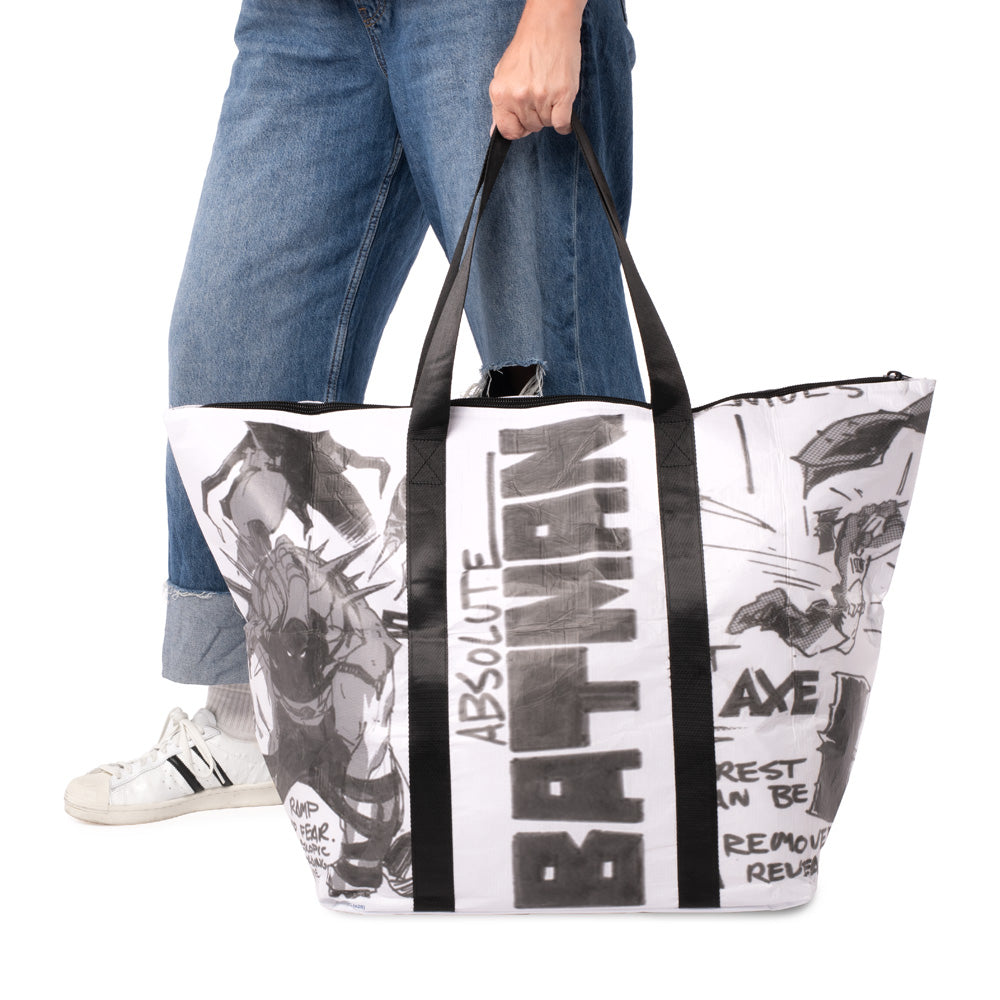 ABSOLUTE BATMAN Oversized Zip Tote Bag-8