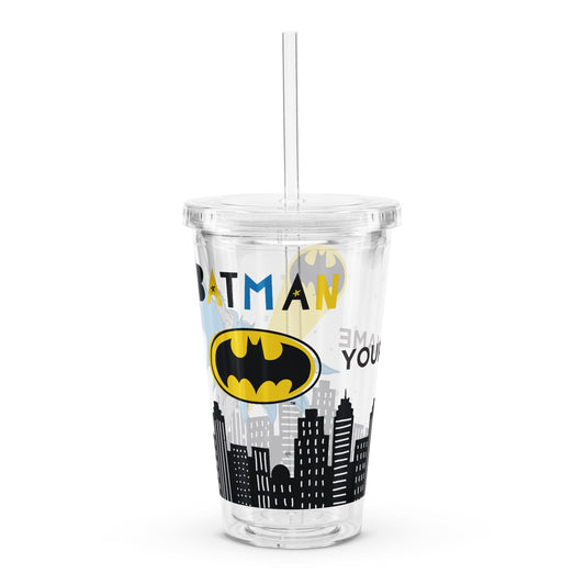 BATMAN Personalized Plastic Tumbler