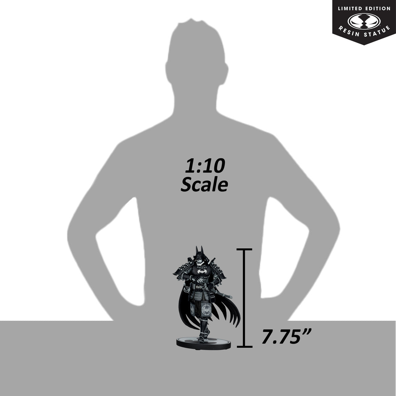 BATMAN NINJA McFarlane Toys DC Direct Batman Black and White 1:10