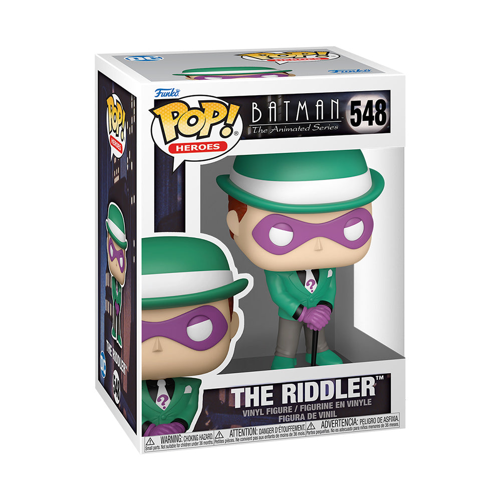 BATMAN: THE ANIMATED SERIES The Riddler Funko Pop! Heroes Vinyl Figure