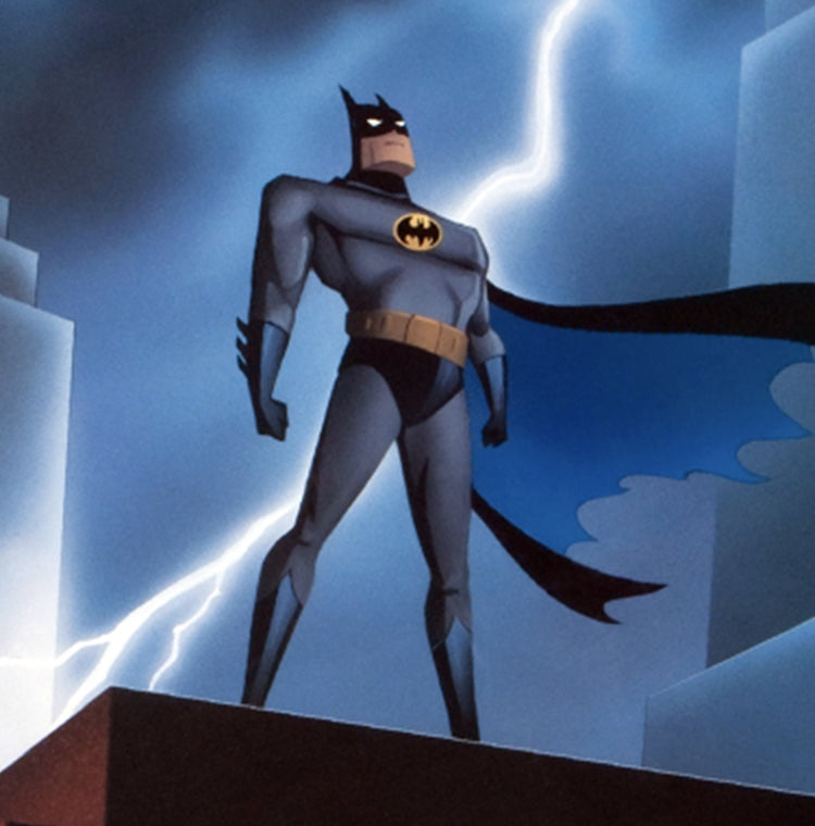 Hero banner for Batman: The Animated Series merchandise - click to shop now!