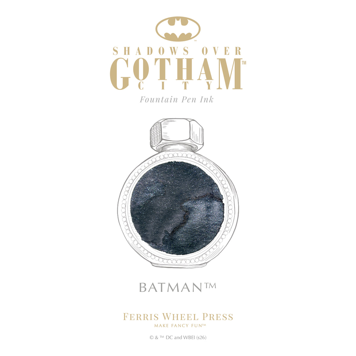 BATMAN Limited Edition Marquise Pen & Signature Ink Set-12